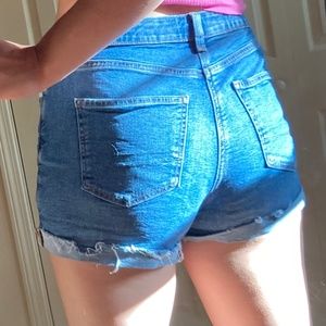 American Eagle Stretch High Rise Shorts Size 8